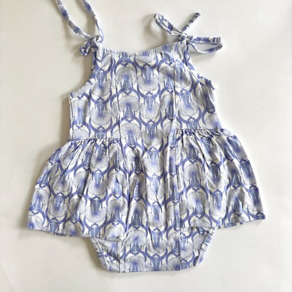 Kate Quinn Art Deco Bubble Dress | Tie Strap, Modal Blend | 18–24M | NWT - Picture 4 of 6